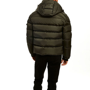 OEM Wholesale <b>Thin</b> Lightweight Men's <b>Puffer</b> <b>Jacket</b> Custom Design with Stand Collar High Street Style Waterproof Windproof Winter - Product Image 5