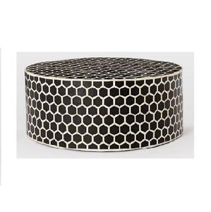 Mesa de centro con incrustaciones de huesos hexagonales, muebles para el hogar, mesa de centro con incrustaciones de huesos - Product Image 2