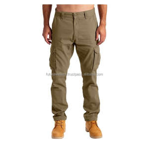 Vente en gros Pantalons cargo décontractés taille moyenne pour hommes, automne, pantalons longs rue principale, pantalons en jean - Product Image 2