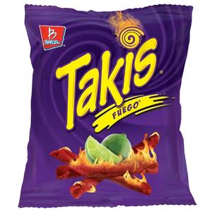 Chips de tortilla Takis Fuego con chile picante y lima, tamaño bocado, 25x35g |   Snacks al por Mayor en Oferta |   Precio de Fábrica, Mejor Calidad - Product Image 1