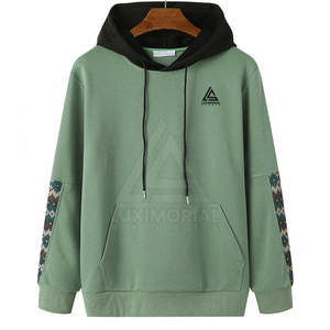 เสื้อฮู้ดผู้ชายผ้าฝ้ายผสม - Product Image 1