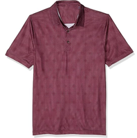 Kemeja Pria Berkualitas Premium, Slim Fit Klasik, Cetak Kustom, Lengan Pendek, Kerah Berujung Dua, Rajutan Anti Kusut, Model Smart