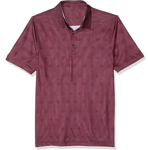 Polo de manga corta con estampado personalizado ajustado clásico para hombre de calidad superior con cuello de doble punta, exportación desde Bangladesh - Product Image 5