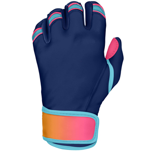 Vente en gros de gants de baseball en cuir frappeur manchette courte personnalisé OEM fournisseur équipement de jeu durable LBBG-0012 - Product Image 4
