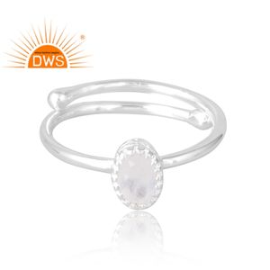 แหวนพลอยสีรุ้งและพระจันทร์925รูปแบบใหม่ออกแบบได้ตามต้องการ - Product Image 3