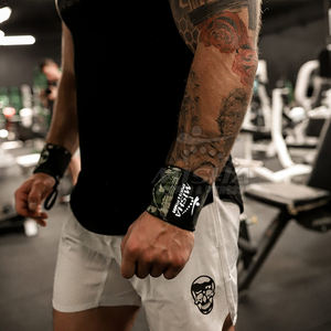 Muñequeras de Fitness antideslizantes de neopreno unisex Correas de levantamiento de gimnasio para entrenamiento con pesas y equipo de seguridad de levantamiento de pesas - Product Image 4