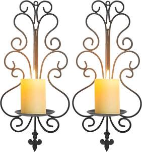 Bougeoirs fixés au mur en métal Artistic Deign Wall Éclairage décoratif Bougie Light Stands Votive Holder Vente chaude - Product Image 3