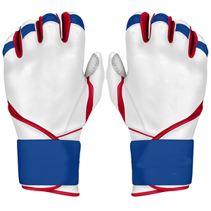 Puño largo profesional piel de cabra cuero béisbol/softbol guantes de bateo Unisex puño elástico personalizable de alta calidad - Product Image 1