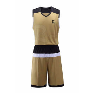 Venta al por mayor 100% poliéster de manga corta uniforme de baloncesto de talla grande ropa deportiva con técnicas impresas - Product Image 1