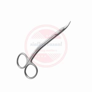 Ciseaux doublement incurvés Outils de chirurgie buccale Ciseaux dentaires médicaux en acier inoxydable - Product Image 5
