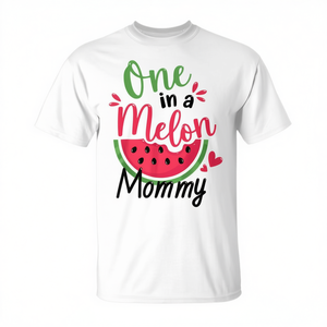 Maglietta promozionale coordinata per la famiglia per il primo compleanno di One in a Melon Mommy - Product Image 2