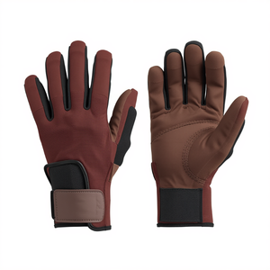 Gants de hockey sur gazon en PVC marron sans doigts, légers, extensibles, rembourrés, protecteurs pour l'entraînement, la pratique, les matchs, les clubs de hockey - Product Image 3
