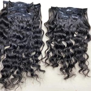 Muy buenas extensiones de cabello humano de lujo Premium vietnamita negro natural de trama Genius - Product Image 2