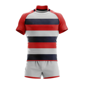 La mejor calidad hecha en tela de poliéster 100% uniforme de rugby precio al por mayor en stock uniforme de rugby - Product Image 2