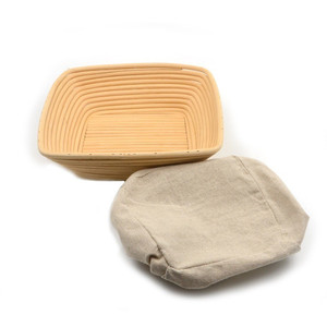 Cesta de Fermentación de Pan Hecha a Mano, Ecológica, de Ratán Natural, Reutilizable, No Tóxica, con Forro Extraíble, Herramienta de Repostería al por Mayor - Product Image 4