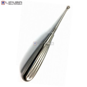 Curette à os Bruns Curette ronde et pointue Fig. 0 17 cm Chirurgie des tissus dentaires Procédures chirurgicales de haute qualité Instruments médicaux - Product Image 2