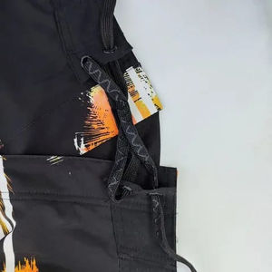 Bermudas transpirables de secado rápido con estampado personalizado para hombre, estilo callejero, características impermeables antiarrugas hechas de pana - Product Image 3