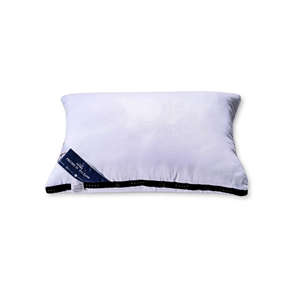 Almohada Cervical Suave de Algodón Premium, Diseño Sólido Personalizado, Altura Media, Suministro de Fábrica OEM, para Uso en Camas - Product Image 2