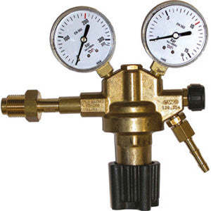 Reductores de Nitrógeno de Latón y Aluminio, Válvula Reductora de Presión de 3140 gr para Helio, Propano, Argón, CO2, Acetileno y Otros Gases - Product Image 1