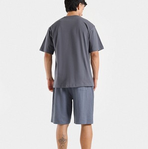 Nueva llegada transpirable hombres camiseta venta al por mayor Casual verano ropa personalizada fabricante camiseta moda Color sólido hombres camiseta - Product Image 3