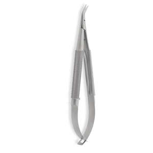 Micro ciseaux droits ultra fins manche plat 15cm 14mm lame Instruments de chirurgie plastique - Product Image 4