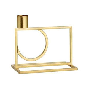 Stylish Candle Stand With <b>Gold</b> Plated for Home & Hotel Customized Size & <b>Gold</b> Color Home Decor Candle Holders for Tabletop - Product Image 1
