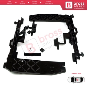 ขายึดยกหลังคาซันรูฟ BSR584-1 พร้อมแผ่นเชื่อมต่อสำหรับรถยนต์ S Class W126 และ G Class W463 รุ่น 1267801512 1267801612 - Product Image 3