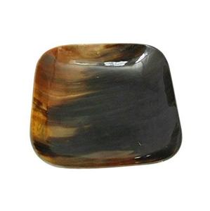 Assiettes rectangulaires rustiques écologiques de luxe italiennes, plateau en corne naturelle, style unique poli pour la maison, spécial Noël - Product Image 6