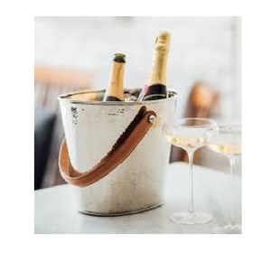 Top Arrival Classic Style Wine Cooler Bucket Circular Bottom Design Customized Size <b>Shape</b> <b>Colour</b> Uses In Home Bar Party - Product Image 6