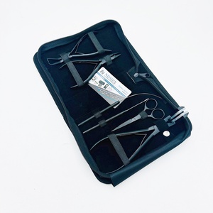 Kit de herramientas de extensión de cabello de acero inoxidable ecológico negro mate con todo tipo de personalizaciones aceptadas a precio de venta de fábrica - Product Image 3