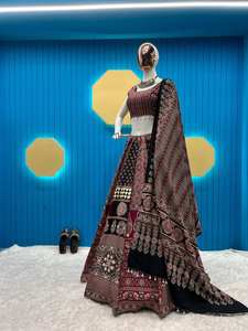 Último diseñador Rayon Printed Kodi Work Lehenga Choli por Fab Zone - Product Image 5