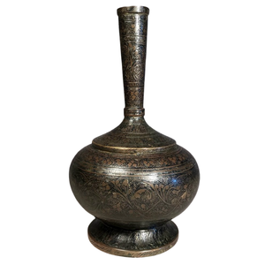 Surahi de Latón Puro Vintage de Alta Calidad con Grabado y Acabado Pulido para Uso en la Cocina, Artículo de Cocina Árabe Antiguo - Product Image 2