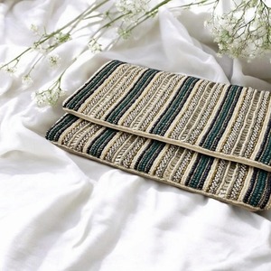 Beautiful Customized Beaded Coin Purse Pouch Fashion <b>Bag</b> Daily Use Cotton Embroidery Mixed Colors - Product Image 5