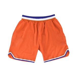 Shorts rétro fabriqués au Pakistan, shorts de sport orange pour l'été, shorts de jogging pour les jeunes, shorts de basket-ball pour hommes et femmes, vente en gros - Product Image 1
