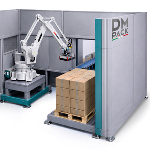 Paletizado de final de línea de alta velocidad para cajas y cajas de cartón Paletizador robótico compacto TRON AXIS, ABB IRB 460,4/6 Axis Made in Italy - Product Image 3