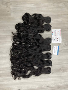 Extensiones de Cabello Ondulado Natural en Oferta 2025, Extensiones de Cabello Humano con Cutícula Alineada, Cabello Vietnamita Sin Procesar, Se Puede Teñir y Decolorar - Product Image 2