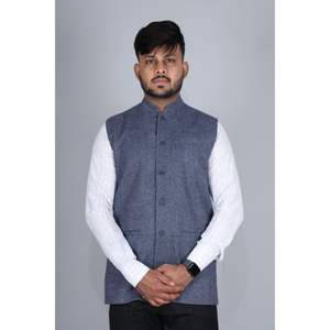 เสื้อแจ็กเก็ตผ้าลินินแท้สำหรับผู้ชายเสื้อคลุมดีไซน์เนอร์ผ้าลินินสไตล์ฮิปปี้โบฮีเมียน - Product Image 5