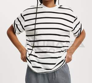 เสื้อยืดผ้าฝ้าย100% คุณภาพสูงสำหรับผู้ชายเสื้อคอตตอนขนาดใหญ่พิเศษดีไซน์โลโก้แบบสั่งตัด - Product Image 5