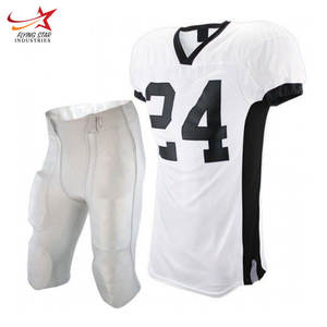 เสื้อฟุตบอลอเมริกันแขนสั้นเสื้อพิมพ์ลายชุดโพลีเอสเตอร์ออกแบบได้ตามต้องการสไตล์ใหม่ล่าสุด - Product Image 5