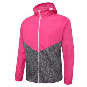 Venta al por mayor de trajes ligeros para correr de los hombres Sport Track Wind Breaker en poliéster Nylon temporada de invierno traje cortavientos - Product Image 4