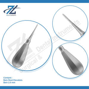 Ascenseur de racine Bein Bein 2.0mm ascenseurs d'extraction dentaire en acier inoxydable de haute qualité fabricant d'équipements de dents Pakistan - Product Image 4
