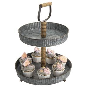 La mejor calidad Classic Ins Style Metal Cake Stand Top Standard Wedding Home Elemento decorativo Bandeja de herramientas para pasteles más vendida - Product Image 2