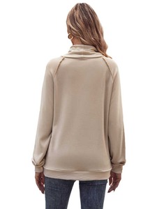 เสื้อมีฮู้ดผ้าฟลีซนุ่มสำหรับผู้หญิงเสื้อมีฮู้ดสตรีทเสื้อมีฮู้ดสำหรับผู้หญิงแบบแห้งเร็ว2025บริการ OEM ตามสั่ง - Product Image 4