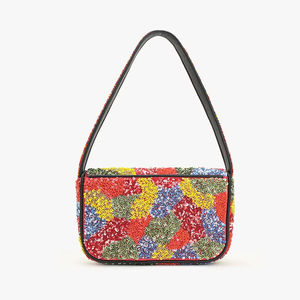 Pochette perlée élégante pour femmes avec perles détaillées Look élégant parfait pour les fêtes rassemblements formels - Product Image 1