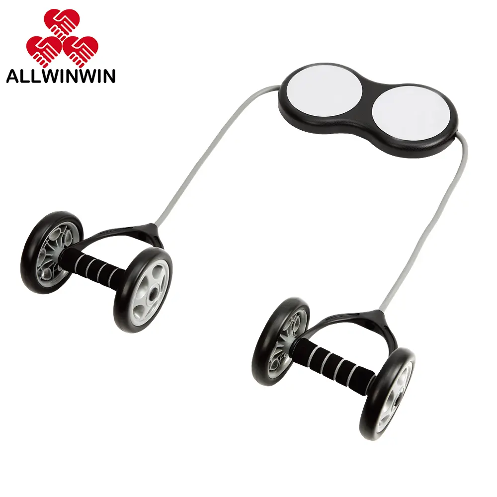 ALLWINWIN ABW06 Ab Wheel - Knee Pad Resistance Tube Roller Fitness