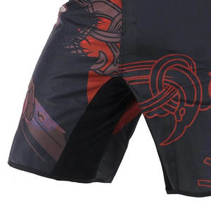 Precio al por mayor OEM Diseño MMA Martial Art Wear Plain Elástico Fight Boxing Shorts Ropa deportiva 100% Poliéster MMA Shorts - Product Image 3