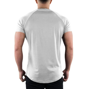 เสื้อยืดคอโอ ยูนิเซ็กซ์ ผ้าฝ้ายถัก 100% พิมพ์ลายดิจิตอล ลายเรียบ แขนสั้น กันยับ สวมใส่สบาย - Product Image 4