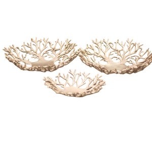 Highest Quality Stainless Steel Eco-Friendly <b>Chocolate</b> Bowl Fancy Leaves Design Stand for Birthday Parties and <b>Wedding</b> Occasions - Product Image 3