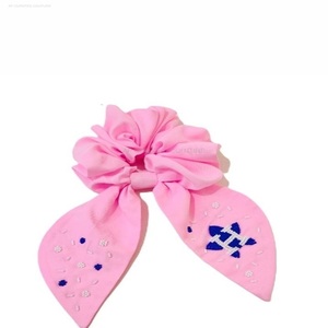 Scrunchies con cuentas personalizadas, accesorio para el cabello Taylor Swift, bordado a mano indio, Scrunchies con cuentas de semillas - Product Image 4