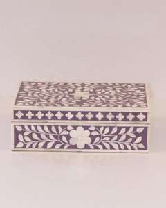 Antique Handmade Bone Inlay Jewelry Box Engraved <b>Christmas</b> Jewelry Packing <b>Gift</b> Paper <b>Boxes</b> Custom Bone Inlay Jewelry Packaging - Product Image 2